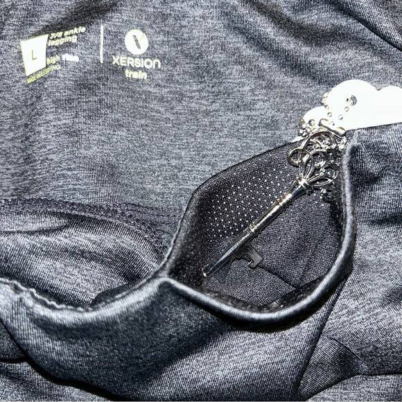 Xersion Training Women's Leggings Gray, Size Large - Picture 4 of 6